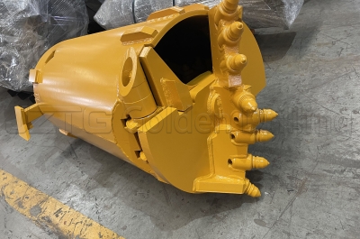 Bote de corte 60cm 80cm 1m 1.2m 1.8m Balde Para Roca Perforación rotativa baldes para pilotes de cimentación de grava gruesa