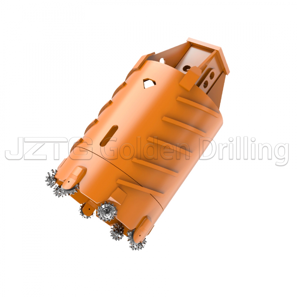 The real rotary rig core barrel with roller bits piling bucket tools