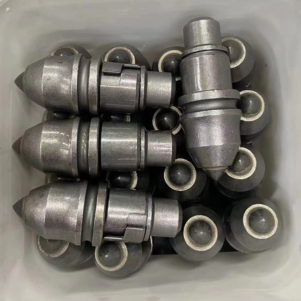 BETEK Drill Bits Bullet Teeth B47K22H, B47K25H B47K28H for Rotary Drilling Rig Piling Foundation Work